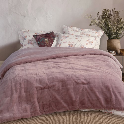Κουβερτοπάπλωμα Υπέρδιπλο Nef-Nef Homeware Wave 220x240 Mauve