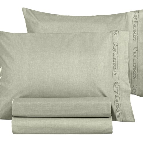 Ζεύγος Μαξιλαροθήκες Guy Laroche Color Plus 50x70 Khaki