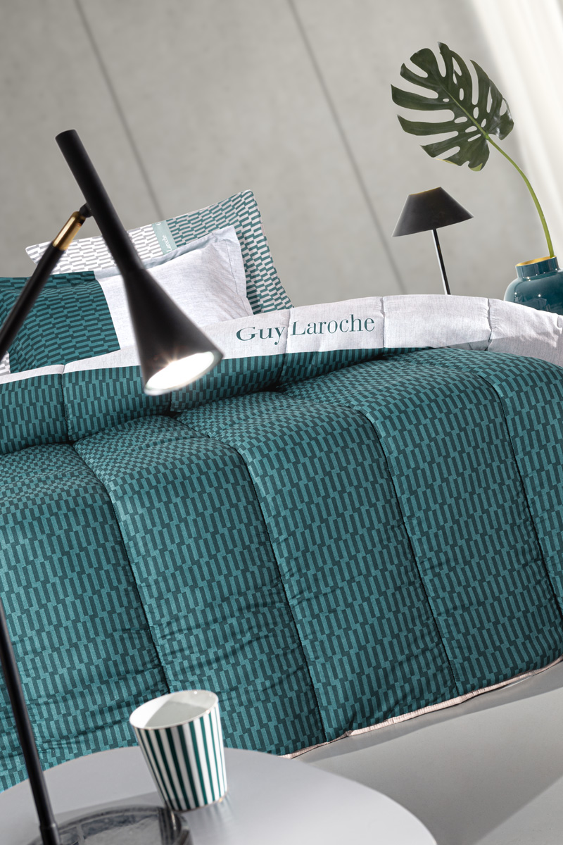 Πάπλωμα Υπέρδιπλο Guy Laroche Suede Status Petrol 220X240