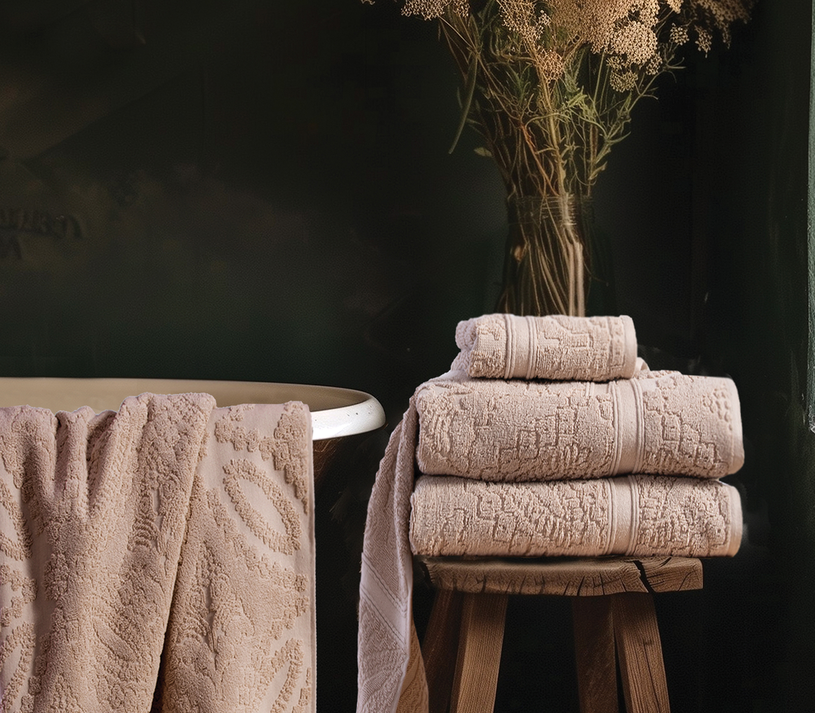  Πετσέτα Σωμάτος Nef-Nef Homeware Louiza 70X140 Βeige