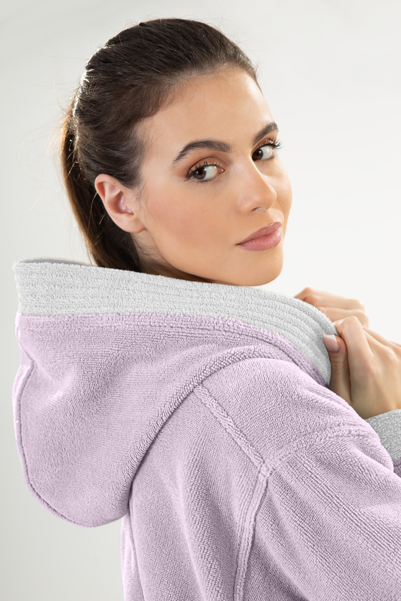 Μπουρνούζι Guy Laroche Monogram Lila Small