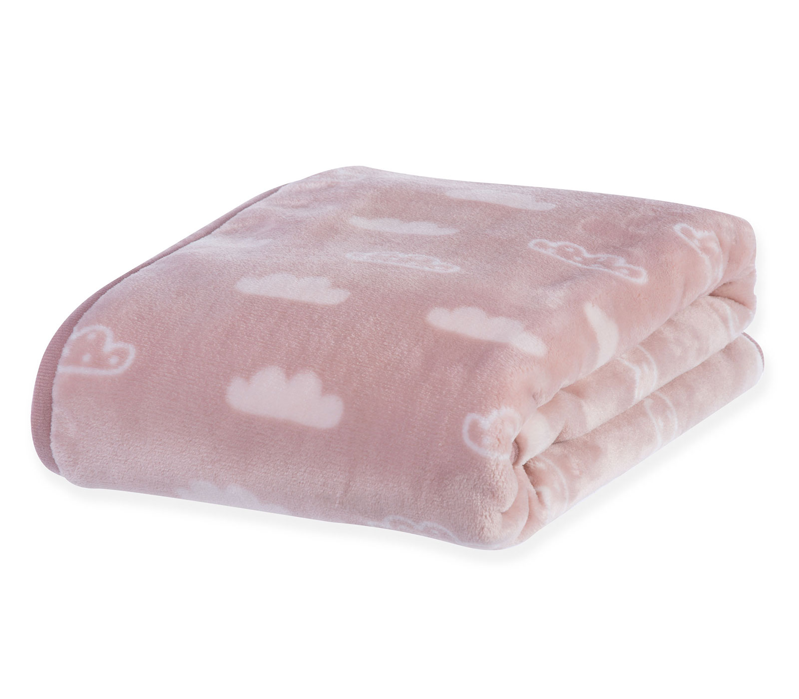 Bρεφική Κουβέρτα Κούνιας Nef-Nef Clouds 100X140 Pink