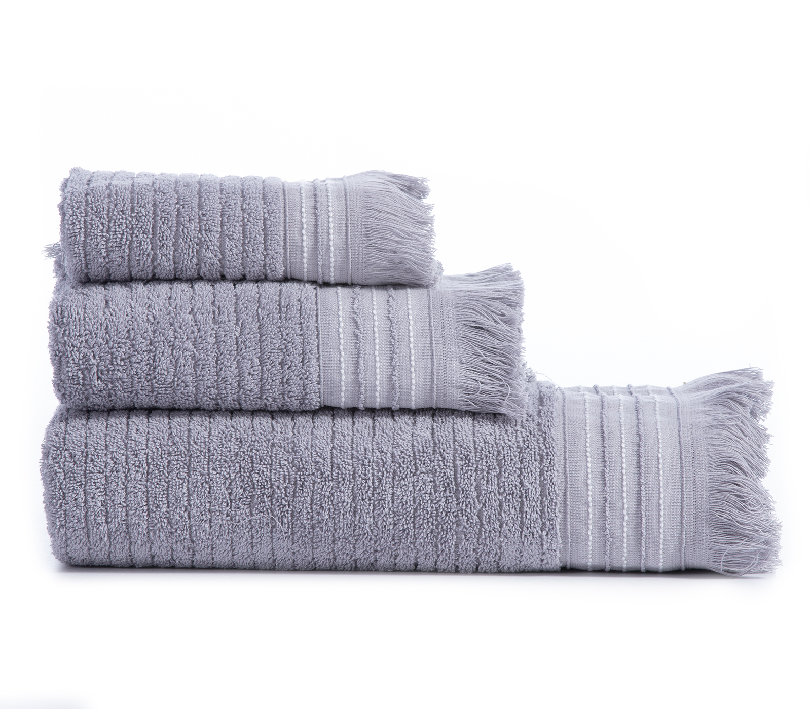 Σετ Πετσέτες  Nef-Nef Homeware Satti 3τμχ Grey