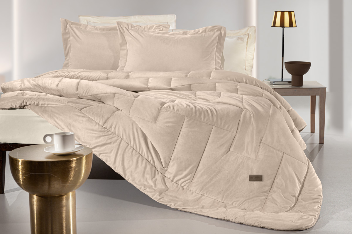 Πάπλωμα Υπέρδιπλο Guy Laroche Scarlett Beige 250x240