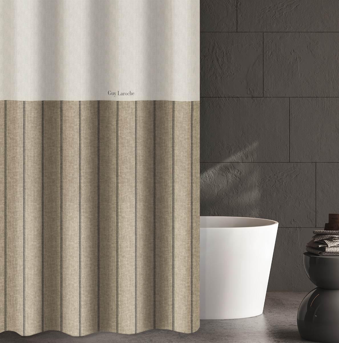 Κουρτίνα Μπάνιου Guy Laroche Beverly Cashmere 240X185