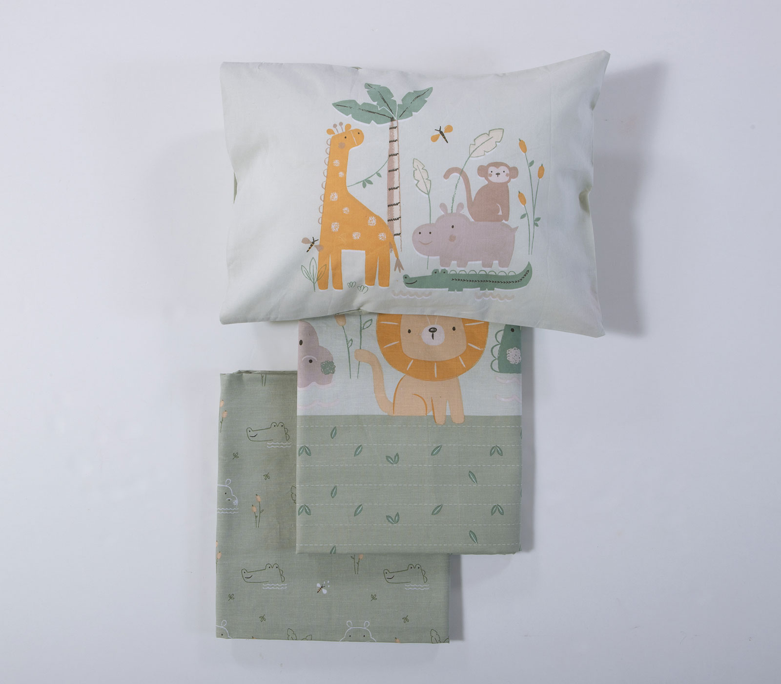 Βρεφικά Σεντόνια Nef-Nef Homeware (3ΤΜΧ) Savana Green