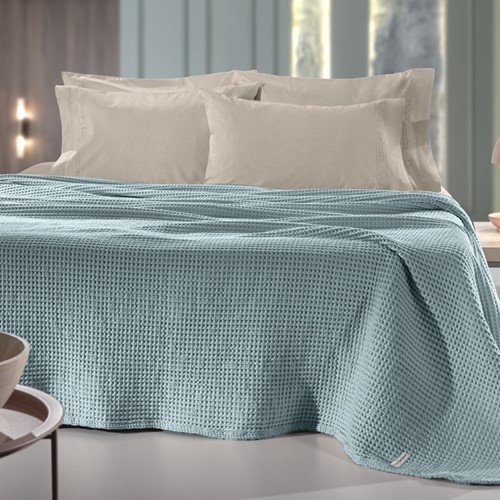 Κουβέρτα Πικέ Υπέρδιπλη Eternity Guy Laroche Cement 230X240