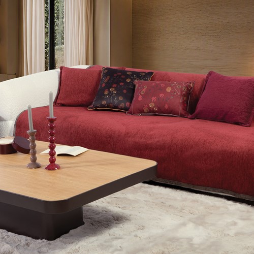 Ριχτάρι Πολυθρόνας Nef-Nef Homeware Tanger 26 180X180 BORDO/PAPRIKA