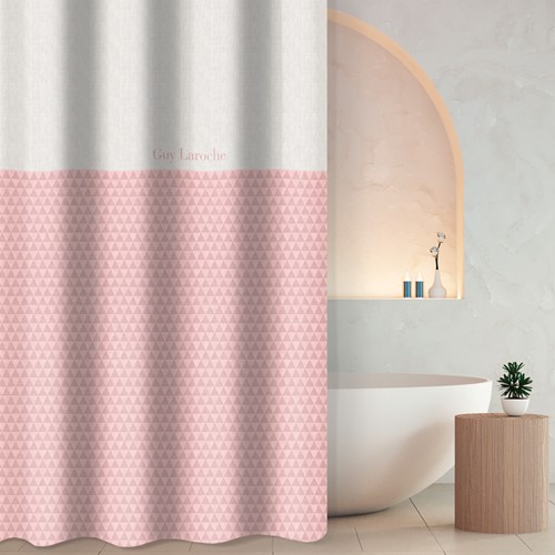 Κουρτίνα Μπάνιου Tokyo Guy Laroche Dusty Pink 180X185