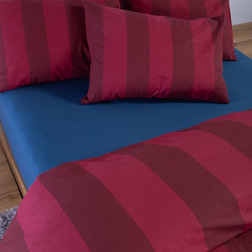 Υπέρδιπλη Παπλωματοθήκη Nef-Nef Homeware (Σετ) Βαμβακερή Casual Vertia 240x230 Bordo