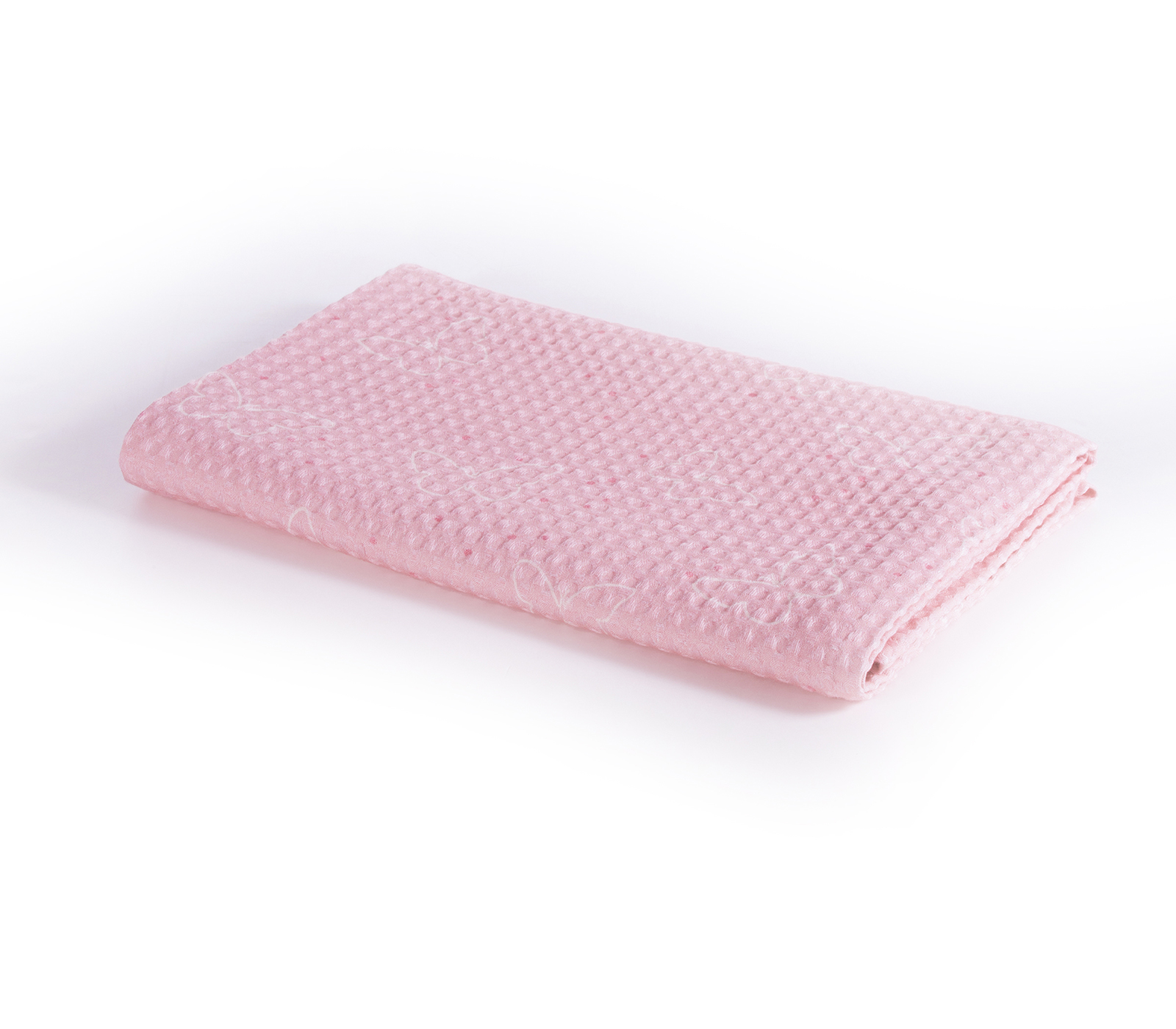 Πικέ Βρεφική Κουβέρτα Αγκαλιάς Nef-Nef Homeware Wings Of Joy 80x110 Pink