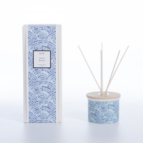 Αρωματικό Χώρου Με Στικς Nef-Nef Homeware Island Breeze 200ml Blue