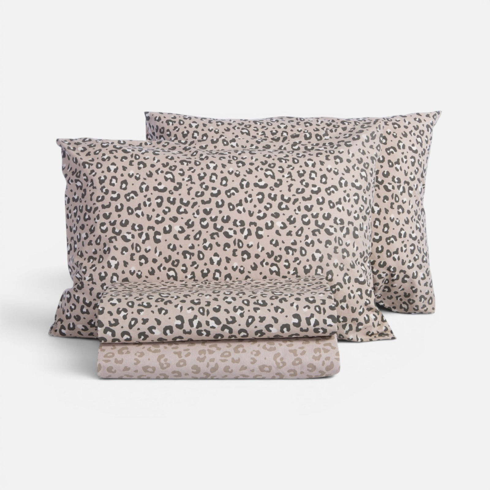 Διπλά Σεντόνια Nef-Nef Homeware (Σετ) Βαμβακερά Wild 200X270 Beige