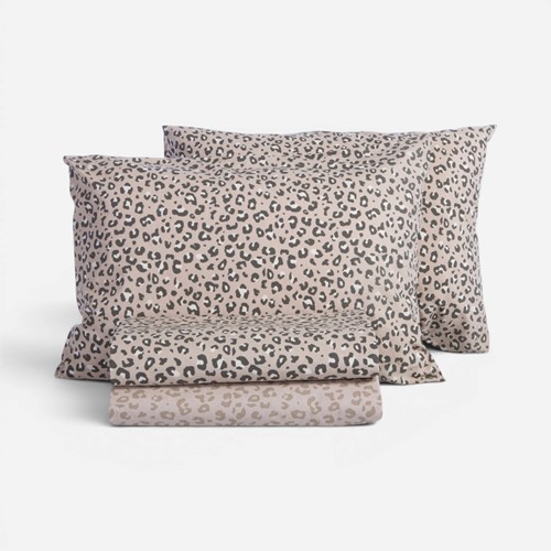 Διπλά Σεντόνια Nef-Nef Homeware (Σετ) Βαμβακερά Wild 200X270 Beige