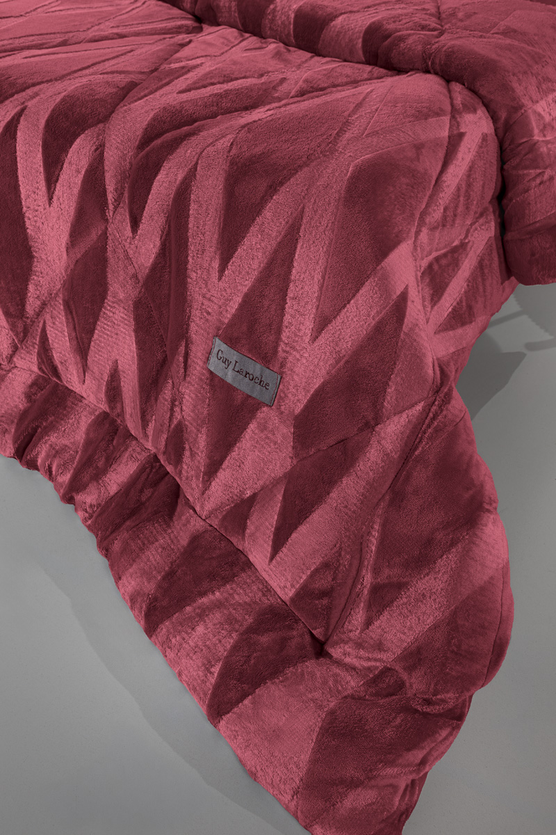 King Size Πάπλωμα Guy Laroche Zadic 260X240 Bordeaux