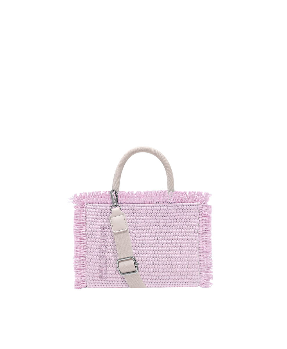 Τσάντα Θαλάσσης Mini Feel and Touch Τropical Pinky