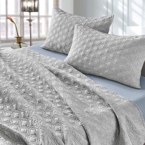 Guy Laroche Hamptons Σετ Κουβερλί Υπέρδιπλο Grey 220x240