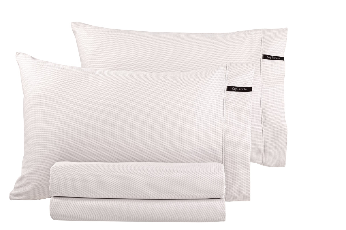 Σεντόνι Ημίδιπλο Μεμονωμένο Guy Laroche Minimal Perla 180x270 Χωρις Λάστιχο