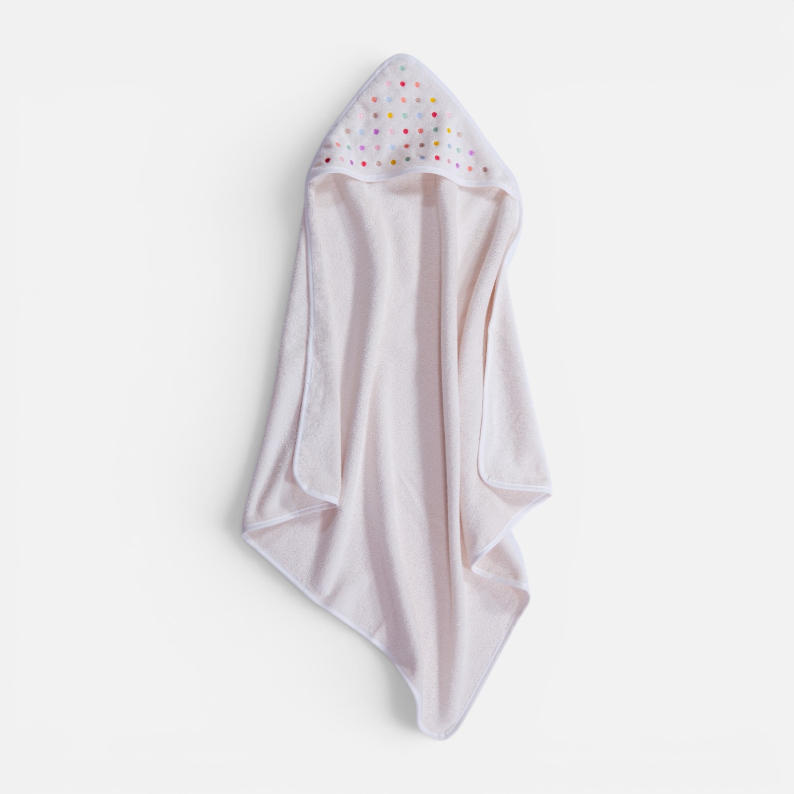Βρεφική Κάπα Nef-Nef Homeware Dots 75x75 Ecru/Pink