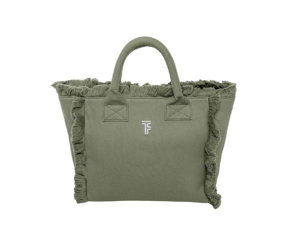 Τσάντα Χειρός Θαλάσσης Feel & Touch Caribbean Khaki