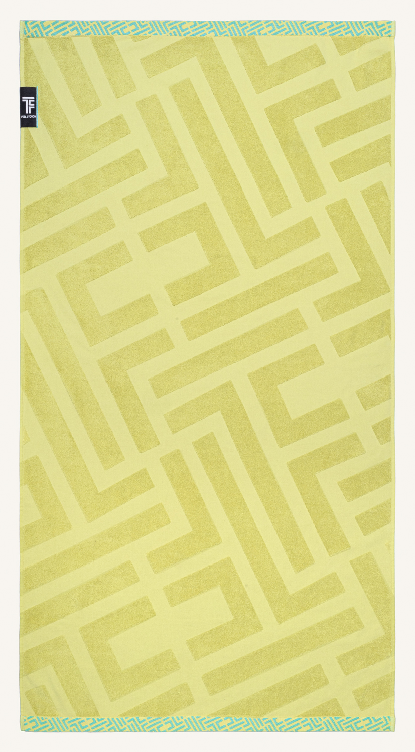 Πετσέτα Θαλάσσης Fresh Feel & Touch Lime (90X180)