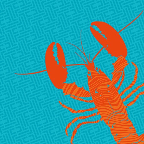 Πετσέτα Θαλάσσης Feel and Touch Printed Touch 1 80X160 Lobster