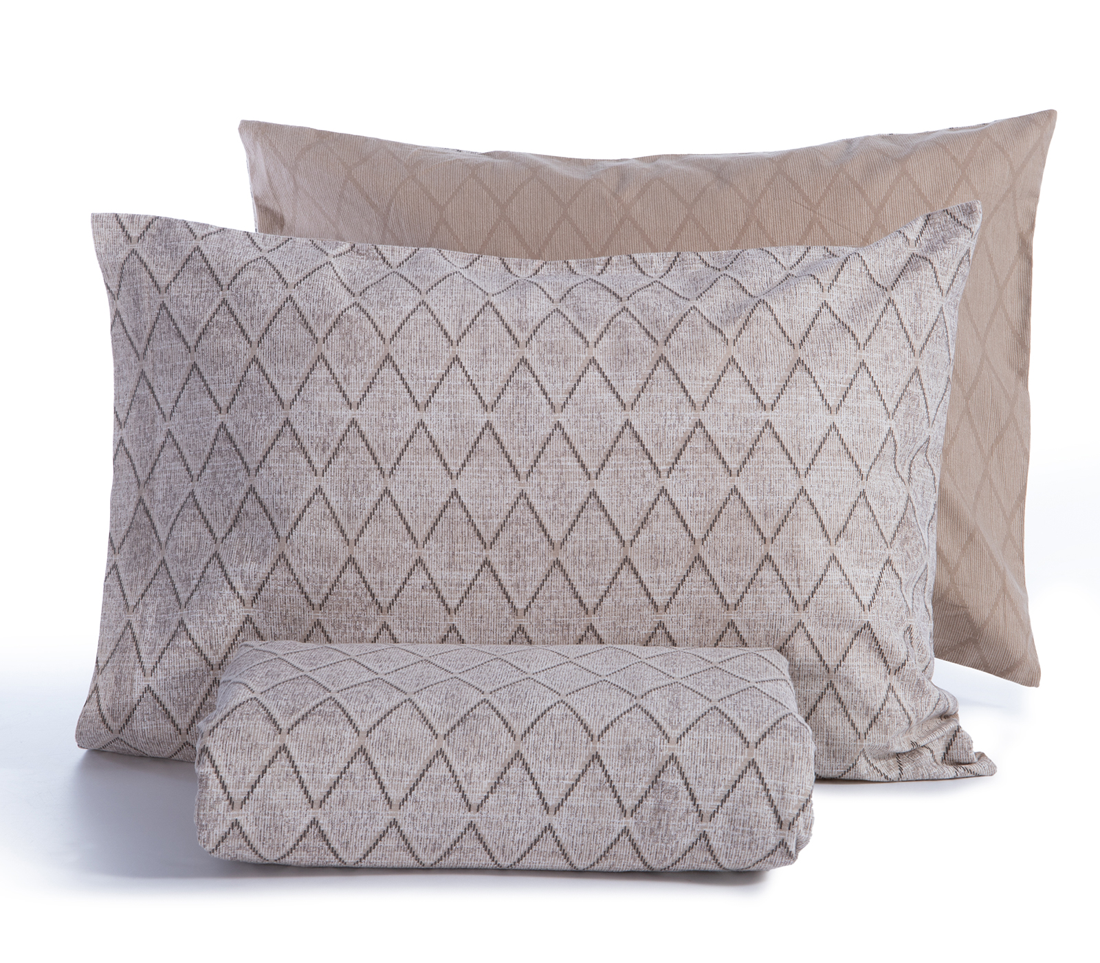 Φανελένια Σεντόνια Nef-Nef Homeware King Size (Σετ) Torredo 270X260 Beige