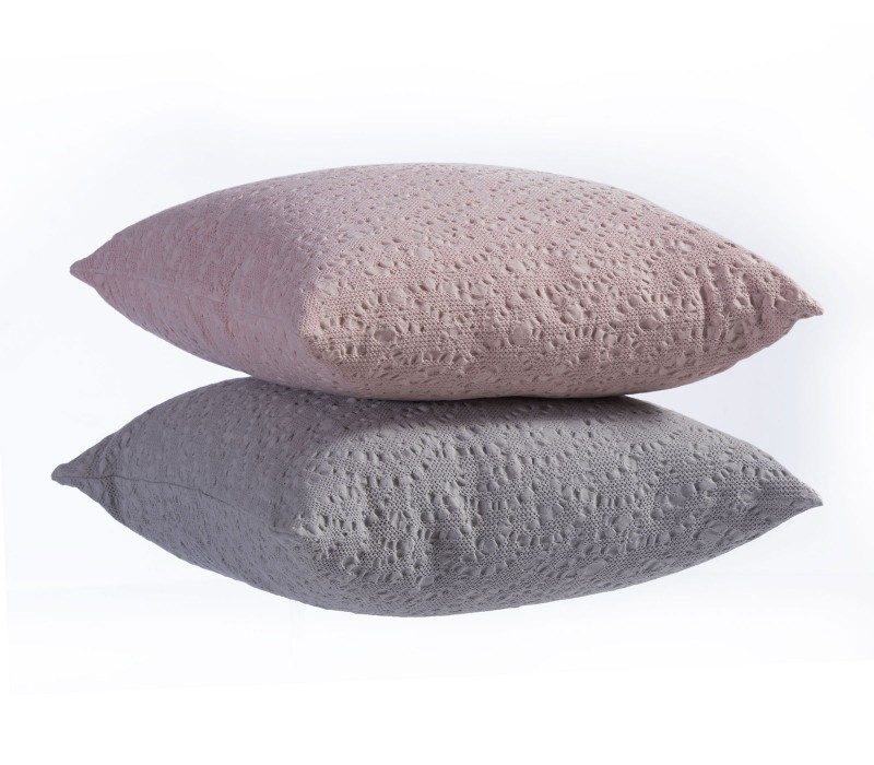 Διακοσμητική Μαξιλαροθήκη Nef-Nef Homeware Valencia 50X50 Grey 