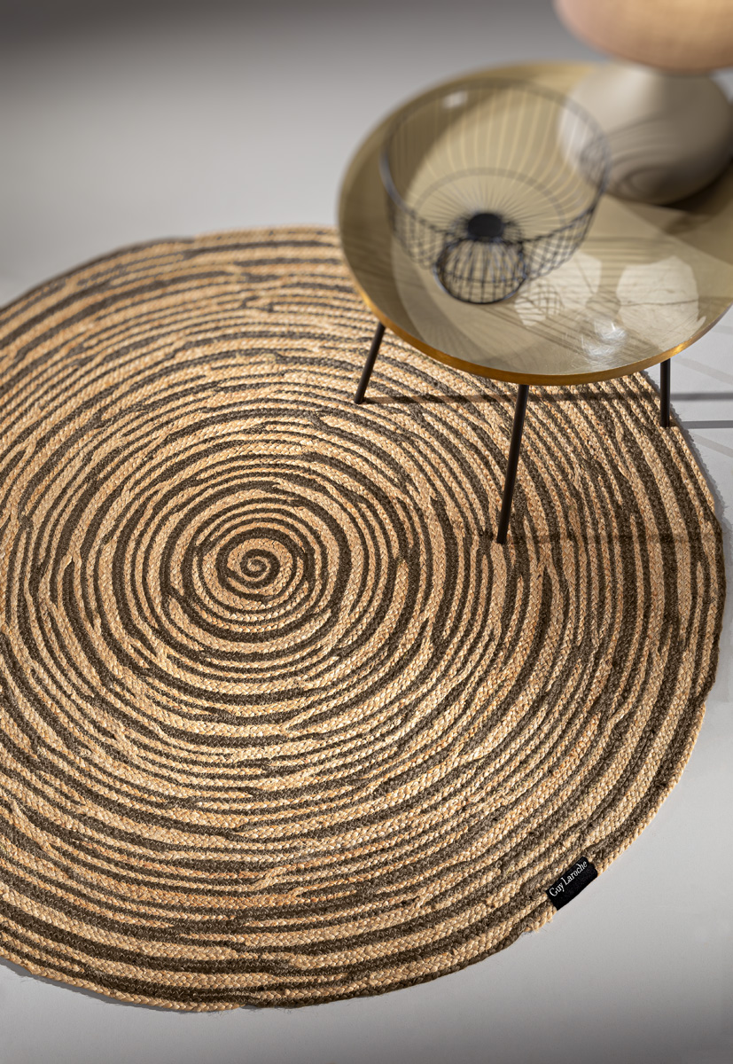 Χαλί Σαλονιού Guy Laroche Floral Choco 150 Round