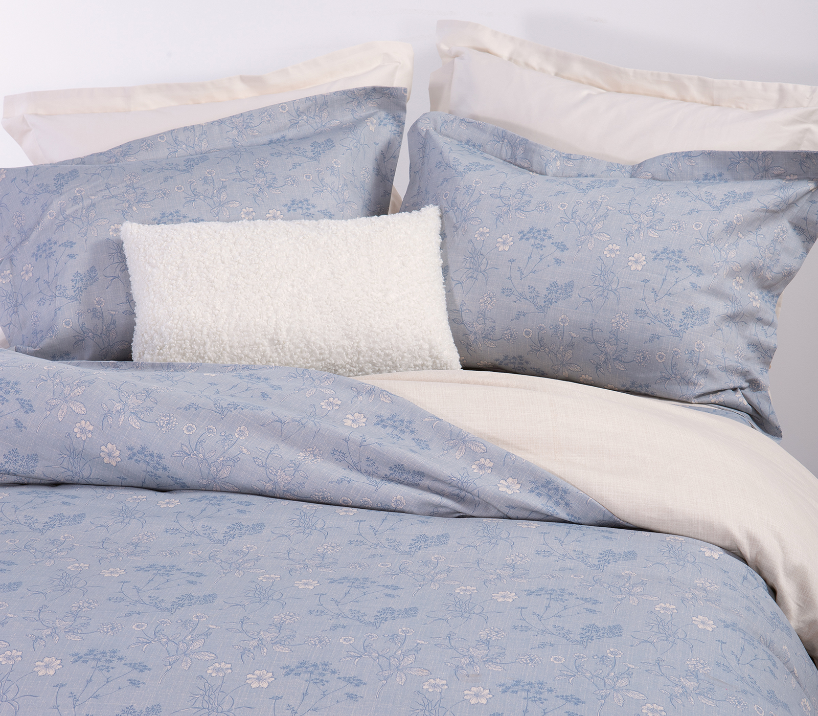 Σεντόνια Υπερδιπλα Nef-Nef Homeware (Σετ) Vista 240X270 L.Blue