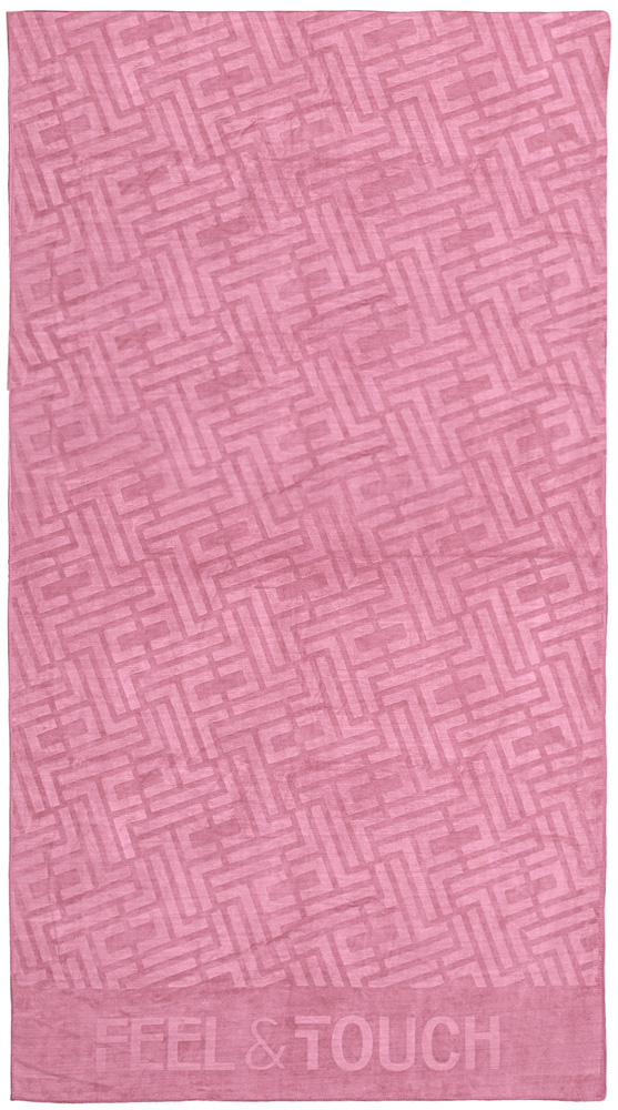 Πετσέτα Θαλάσσης Feel&Touch Icon Wild Rose 90X170 