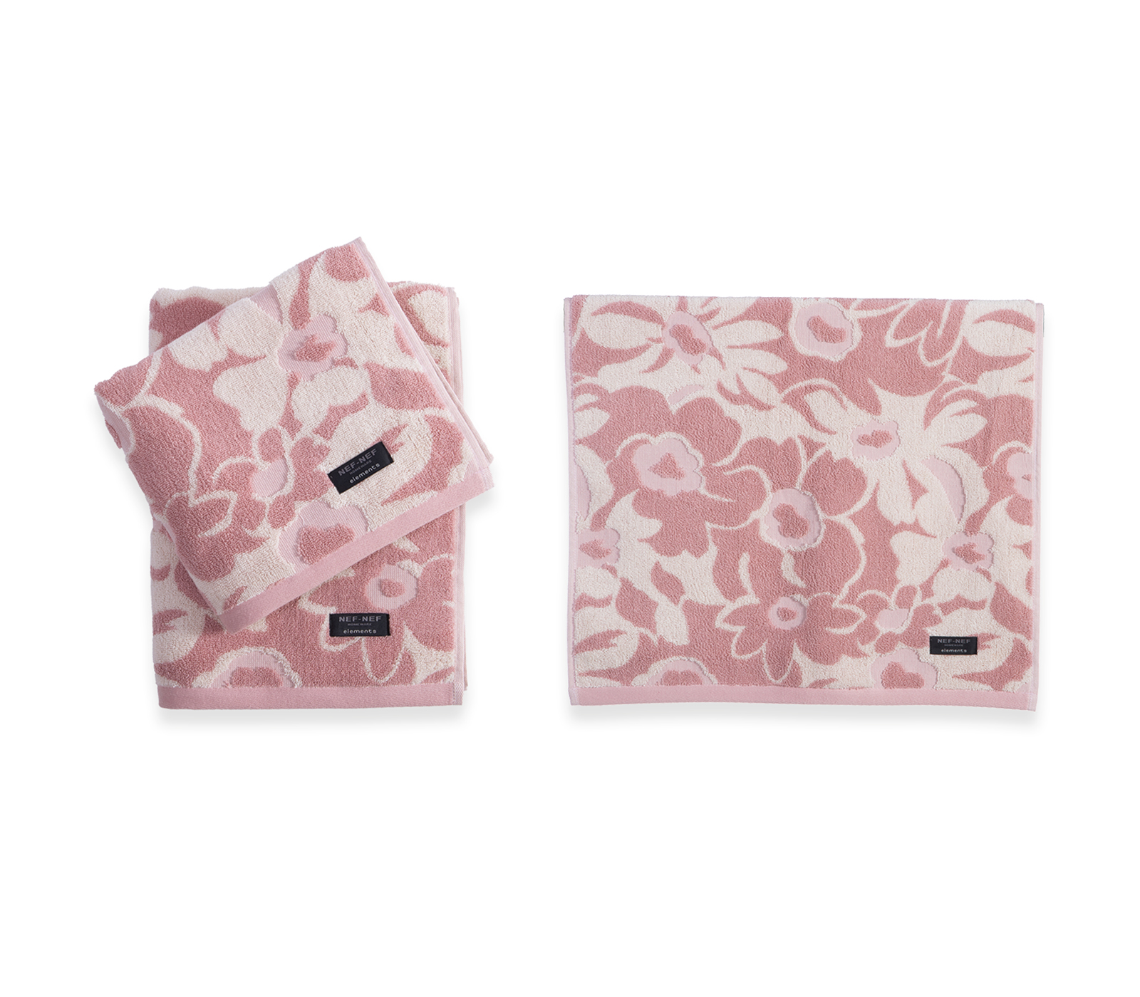Πετσέτα Σώματος Nef-Nef Homeware Elements-Blossen 25 70Χ140 Mauve