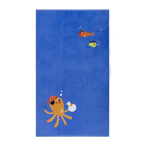 Παιδική Πετσέτα Θαλάσσης Nef-Nef Pirate Octapush 70X120 Blue