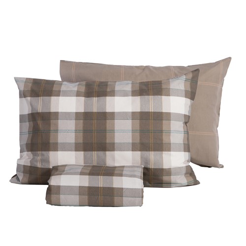 Παπλωματοθήκη Μονή Nef-Nef Homeware (Σετ) Racket 170x240 Golden Brown