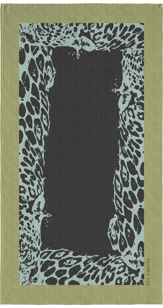 Πετσέτα Θαλάσσης Guy Laroche Velour Printed 2503 01 100X175