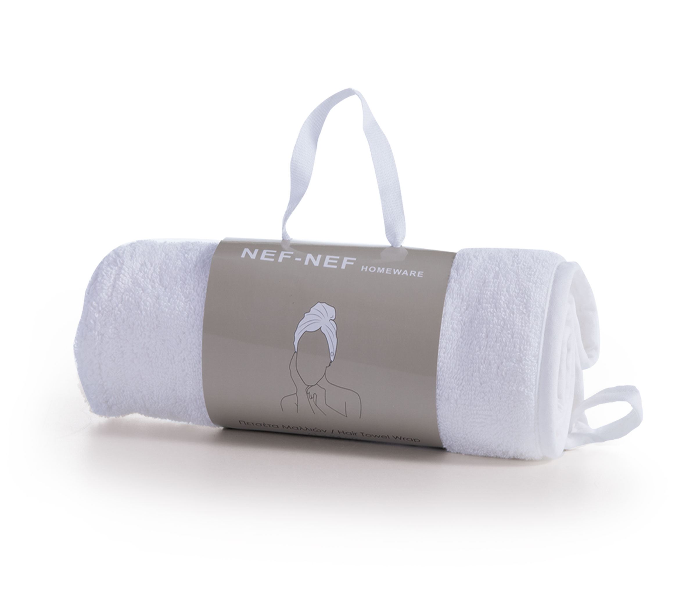 Πετσέτα Μαλλιών Nef-Nef Sandy 61Χ24 White