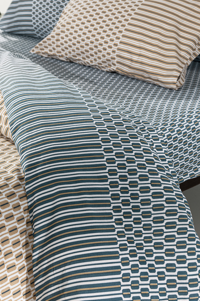 Σεντόνια Μονά Guy Laroche (Σετ) Gelleon Azul 170X200+32 με λάστιχο