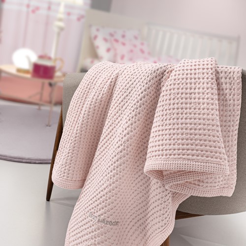 Kουβέρτα Κουνιας Guy Laroche Bella 110x130 Pinky