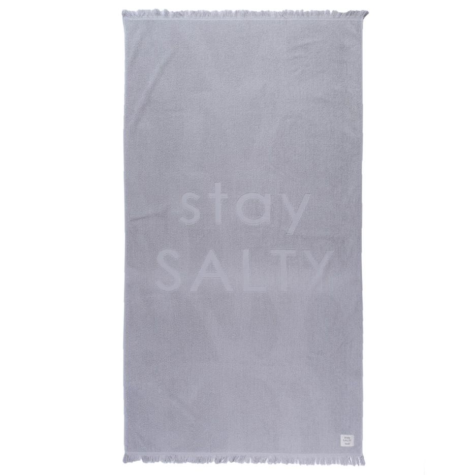 Πετσέτα Θαλάσσης Nef-Nef Homeware Stay Salty 90x170 Silver