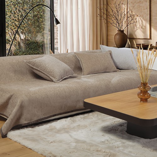 Ριχτάρι Πολυθρόνας Nef-Nef Homeware Tanger 26 180X180 BEIGE/L.GREY