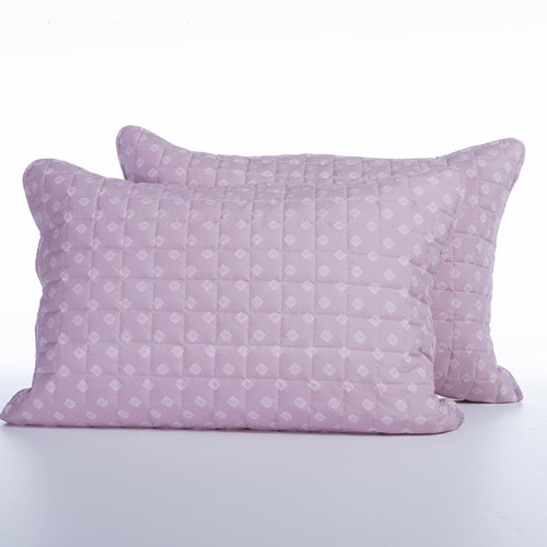 Ζεύγος Μαξιλαροθήκες Nef-Nef Homeware Keylan 52x72 Mauve
