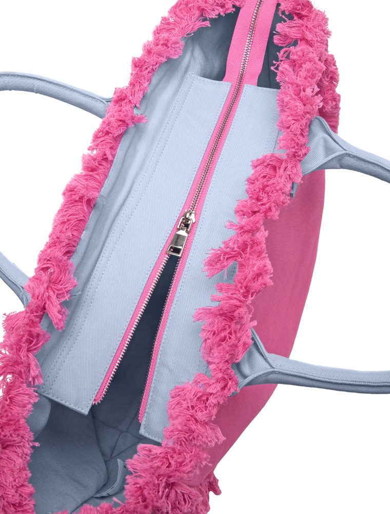 Τσάντα Ώμου Feel & Touch Caribbean Pink/Ciel