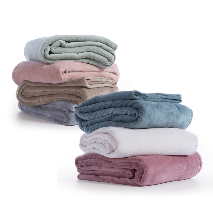 Kουβέρτα Fleece Μονή Nef-Nef Homeware Cosy 160Χ220 L.Grey