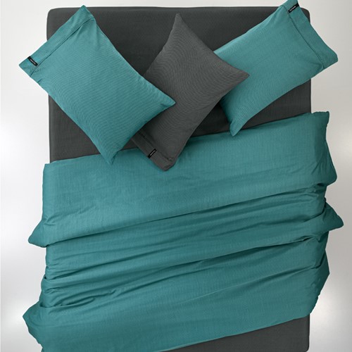 Σεντόνι Ημίδιπλο Guy Laroche Minimal Petrol 120X200+35 Με λάστιχο