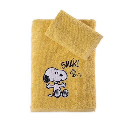Παιδικές Πετσέτες Nef-Nef  Snoopy Smak 2τμχ Yellow