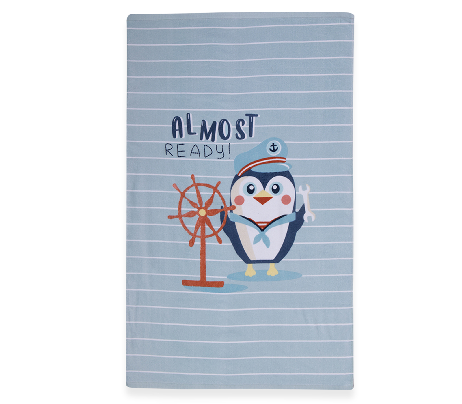Παιδική Πετσέτα θαλάσσης Nef-Nef Homeware Penquin 70x120 L.Blue