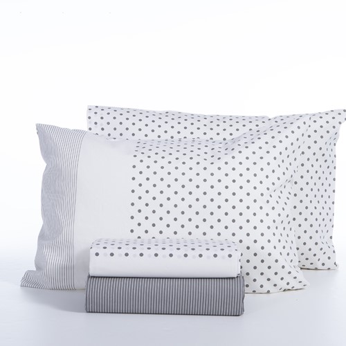Σεντόνια Υπερδιπλα Nef-Nef Homeware (Σετ) Donter 240Χ270 Grey