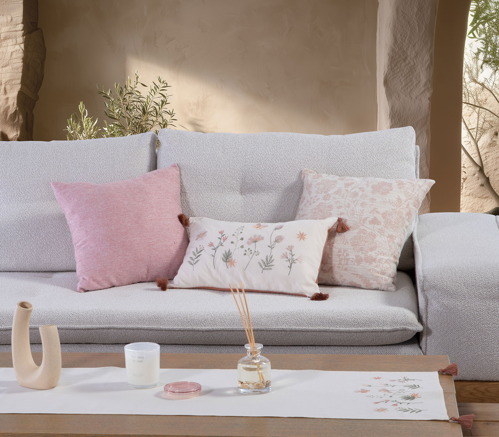 Διακοσμητικό Μαξιλάρι Nef-Nef Homeware Passion 30x50 Pink  