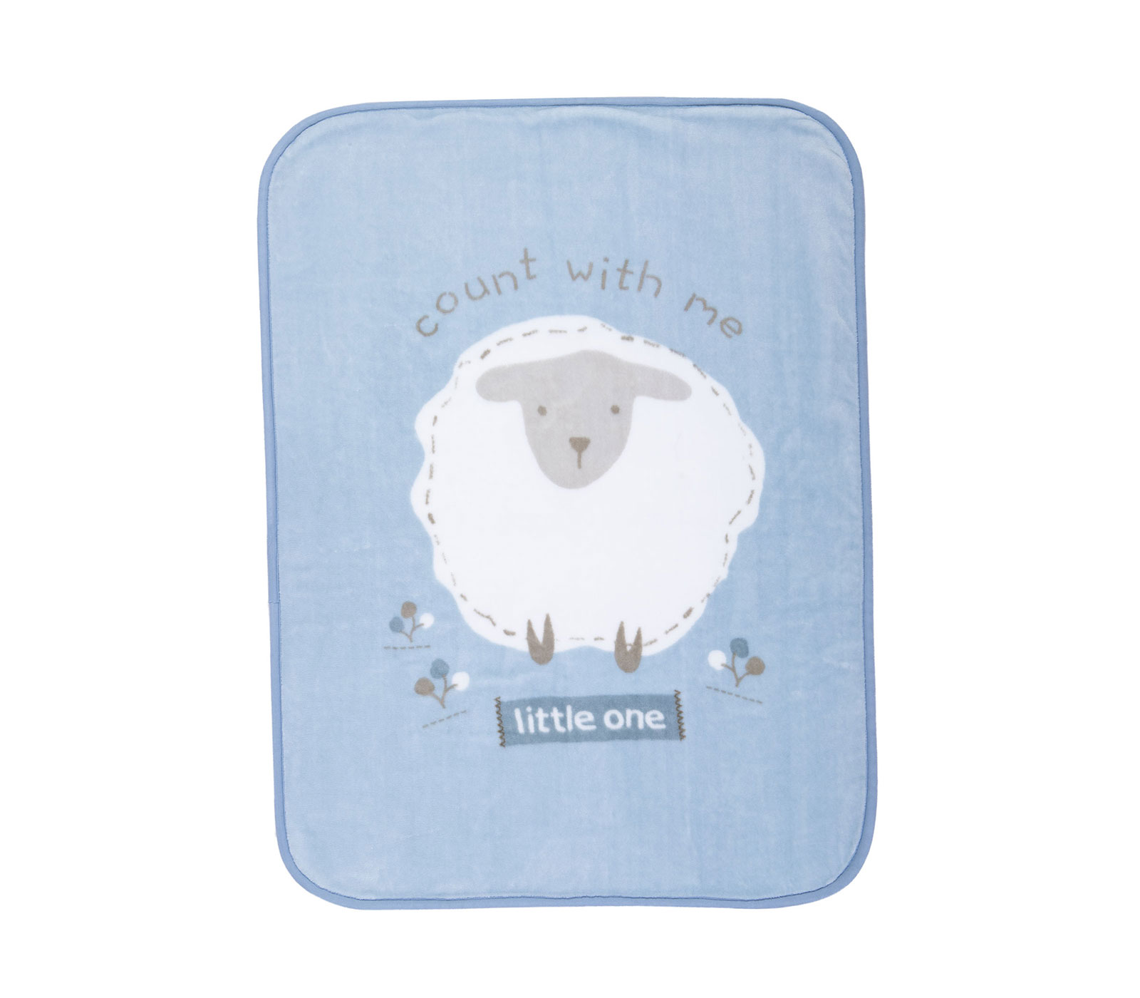 Βρεφική Κουβέρτα Αγκαλιάς Nef-Nef Sweet Sheep 75X100 L.Blue