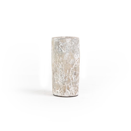 Κεραμικό Κηροπήγιο Slind White Classic Small (11x11x20) Soulworks